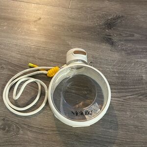 Metalife Circular Sports Water Bottle - Green and White